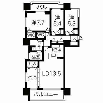 間取図 札幌市営地下鉄南北線/北１８条駅 徒歩7分 10階 築8年