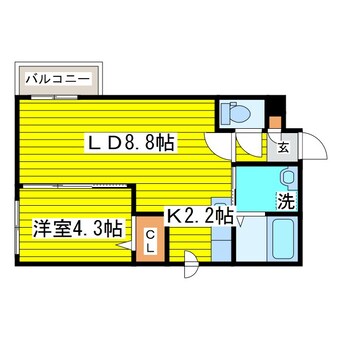 間取図 tt（tasonoa two）