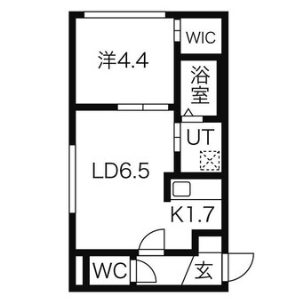 間取図 札幌市営地下鉄東豊線/北１３条東駅 徒歩9分 2階 築11年