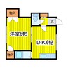 札幌市営地下鉄東豊線/東区役所前駅 徒歩6分 2階 築37年 1DKの間取り