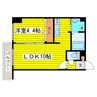 Levante元町 1LDKの間取り