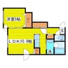 札幌市営地下鉄東豊線/元町駅 徒歩7分 3階 築11年 1LDKの間取り