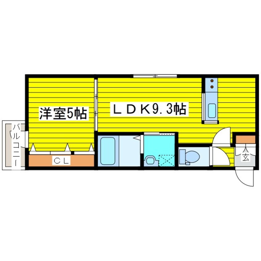 間取図 札幌市営地下鉄東豊線/環状通東駅 徒歩7分 1階 築4年