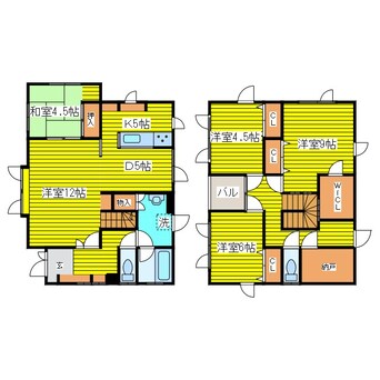 間取図 札幌市営地下鉄東豊線/元町駅 徒歩9分 1-2階 築17年