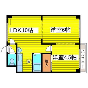 間取図 札幌市営地下鉄南北線/北２４条駅 徒歩10分 1階 築36年