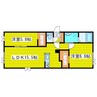札幌市営地下鉄東豊線/環状通東駅 徒歩6分 2階 築4年 2LDKの間取り