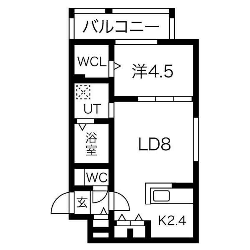 間取図 札幌市営地下鉄東豊線/東区役所前駅 徒歩9分 3階 築4年