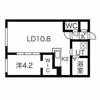 間取図 札幌市営地下鉄東豊線/北１３条東駅 徒歩7分 4階 築2年