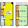 札幌市営地下鉄東豊線/新道東駅 徒歩8分 1-2階 築44年 2LDKの間取り