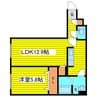 札幌市営地下鉄東豊線/北１３条東駅 徒歩9分 3階 築17年 1LDKの間取り