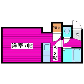 間取図 札幌市営地下鉄東豊線/元町駅 徒歩9分 2階 築31年