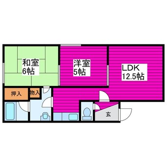 間取図 札幌市営地下鉄東豊線/元町駅 徒歩23分 1階 築30年