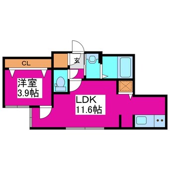 間取図 函館本線/札幌駅 徒歩12分 5階 1年未満