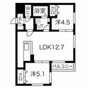 カサトレス元町の間取図
