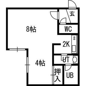 間取図 札幌市営地下鉄東豊線/元町駅 徒歩10分 3階 築23年