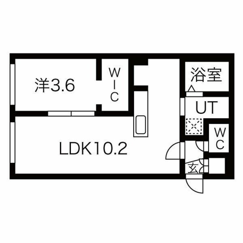 間取図 札幌市営地下鉄東豊線/北１３条東駅 徒歩2分 3階 築1年