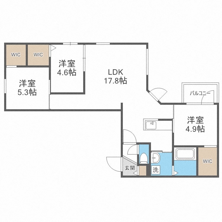 間取り図 Double　Berry