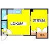 札幌市営地下鉄東豊線/環状通東駅 徒歩20分 3階 築42年 1LDKの間取り