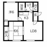 札幌市営地下鉄東豊線/新道東駅 徒歩14分 4階 築36年 2LDKの間取り