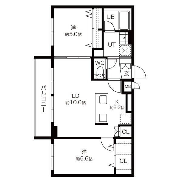 間取り図 札幌市電<札幌市交通局>/西線１１条駅 徒歩3分 4階 築1年