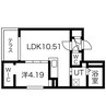 Dominion N27（ドミニオンN27） 1LDKの間取り
