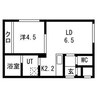 Enchant S-Village16N（エンチャントエスヴィレッジ16N） 1LDKの間取り