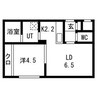 Enchant S-Village16N（エンチャントエスヴィレッジ16N） 1LDKの間取り