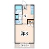 アプレンデールホウトク 1Kの間取り