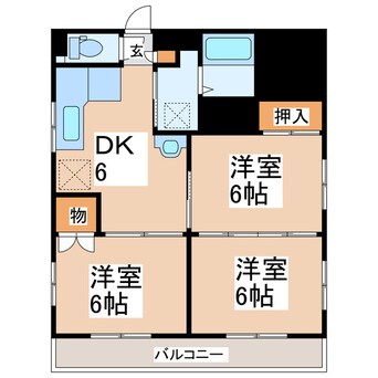 間取図 新屋敷いじまビル