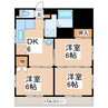 新屋敷いじまビル 3DKの間取り