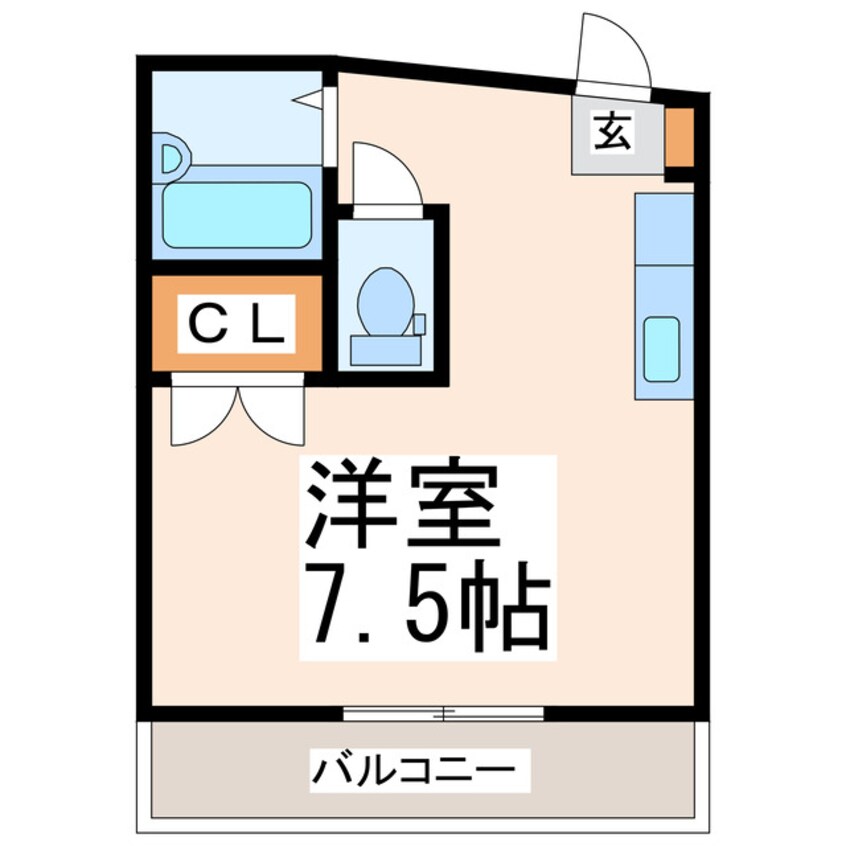 間取図 フォルム水前寺Ⅱ