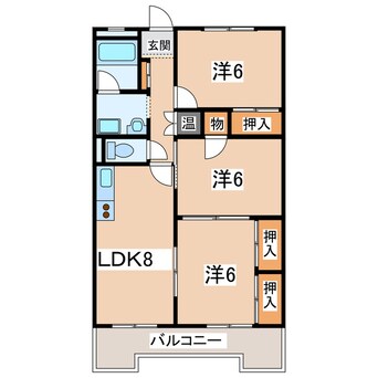 間取図 K2ビル