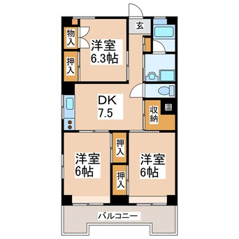 間取図 K2ビル