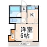 第11三共ハイツ 1Kの間取り