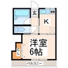 第11三共ハイツ 1Kの間取り
