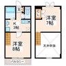 ＣＨＯＲＡＬ１２５ 2Kの間取り