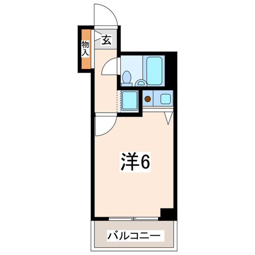 間取図 トーカン水前寺キャステール