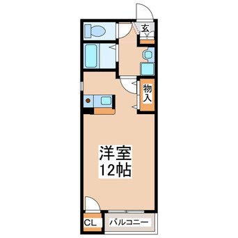 間取図 エスタジオ新屋敷