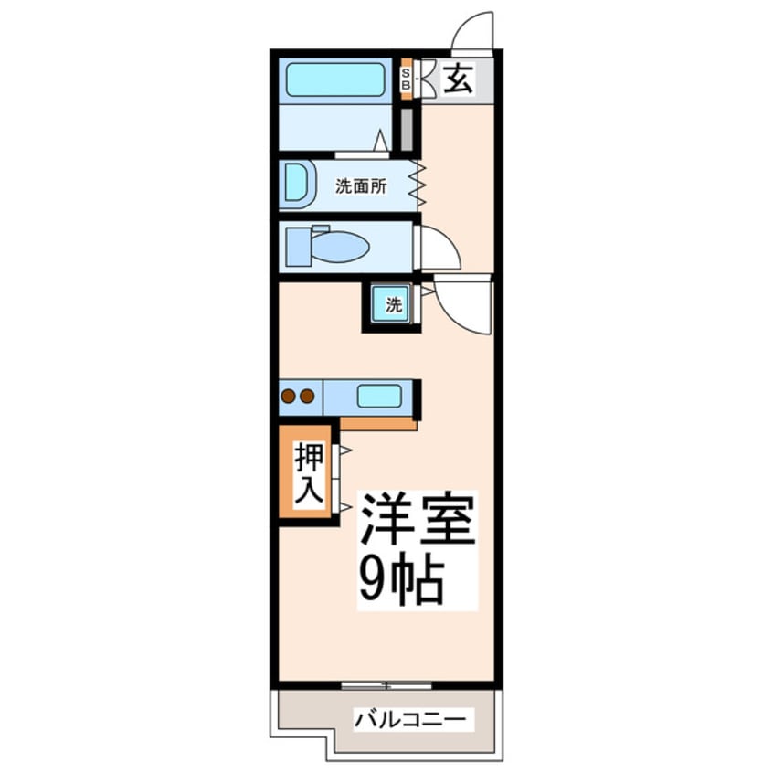 間取図 Niceマンション九品寺