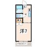 第13三共ビル 1Kの間取り