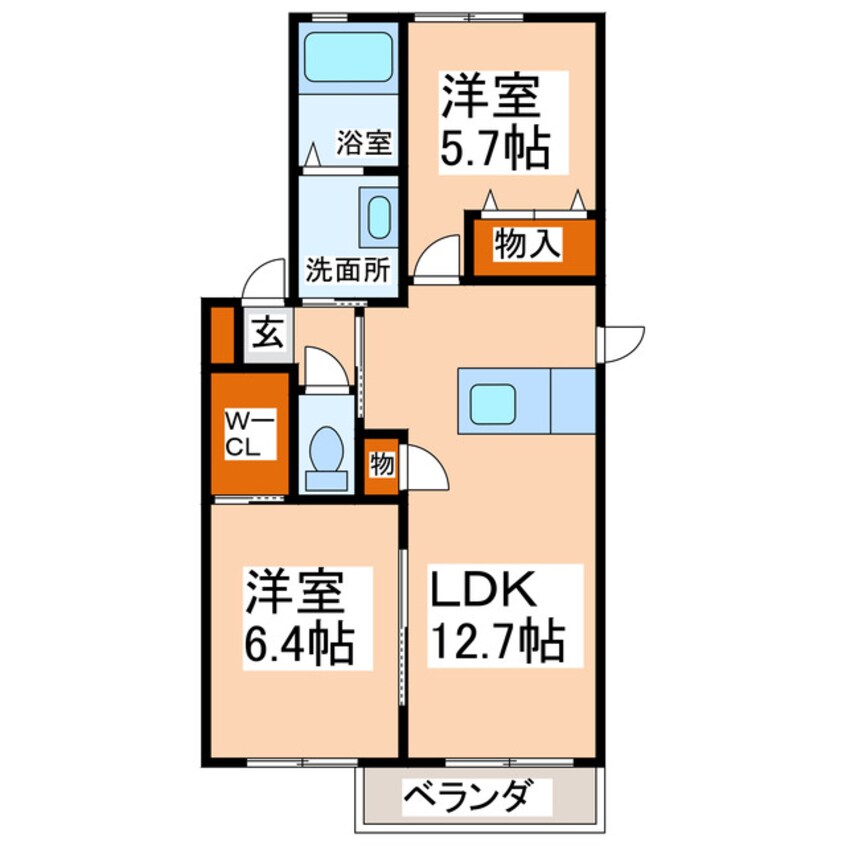 間取図 ビアンコノワール
