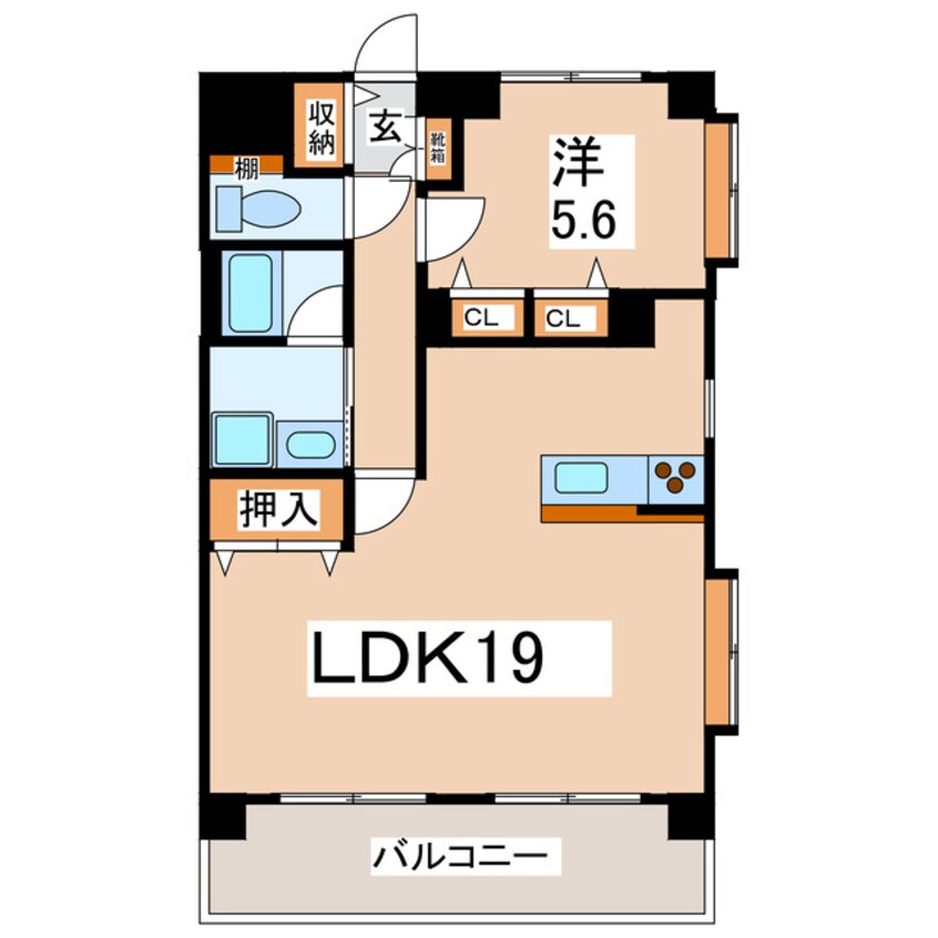 間取図 ダイアパレス水前寺スポーツパーク