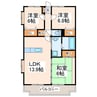 アビタシオンＮ 3LDKの間取り