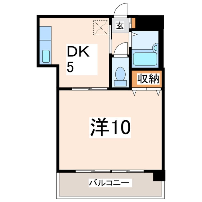 間取図 カージェ九品寺