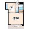 カージェ九品寺 1DKの間取り