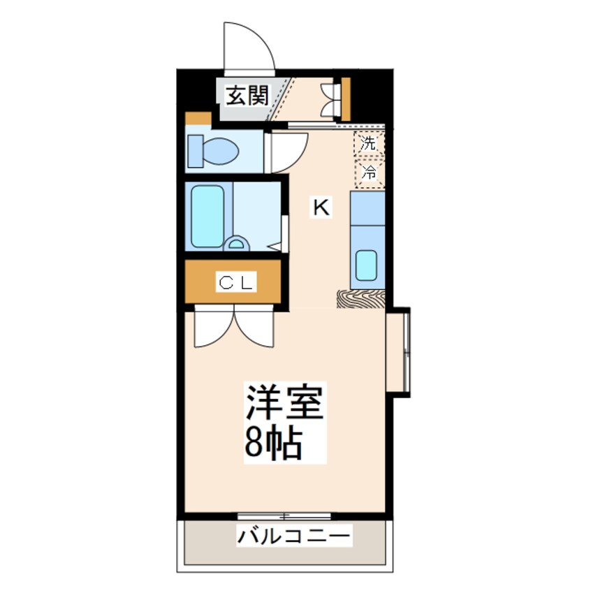 間取図 カージェ九品寺