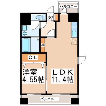 間取図 スプランドゥール新屋敷