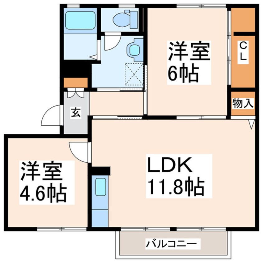 間取図 ラフォーレ雅