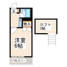 スカイコート 1Kの間取り