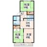 アーバンライフ国府 3DKの間取り
